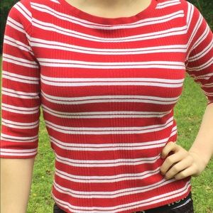 Tommy Hilfiger Red & White striped shirt